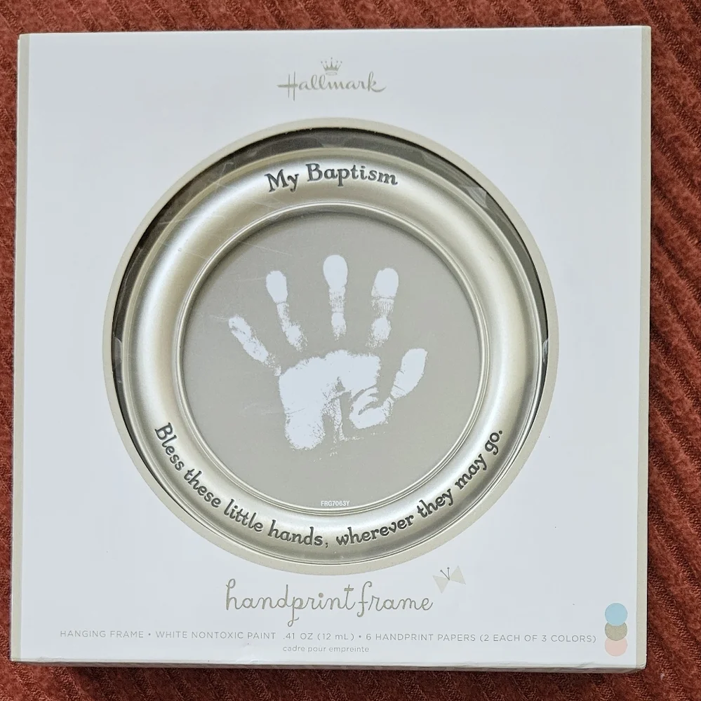 Hallmark handprint frame
